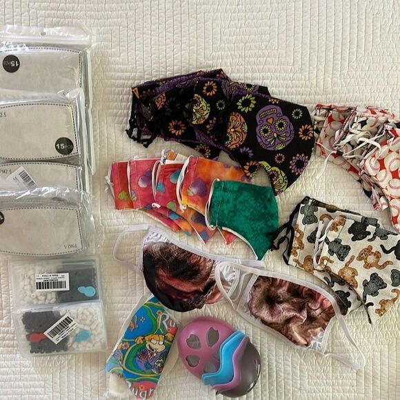Face Mask Supplies Bundle Everything You Need DIY Filters Completed Masks - Picture 1 of 8